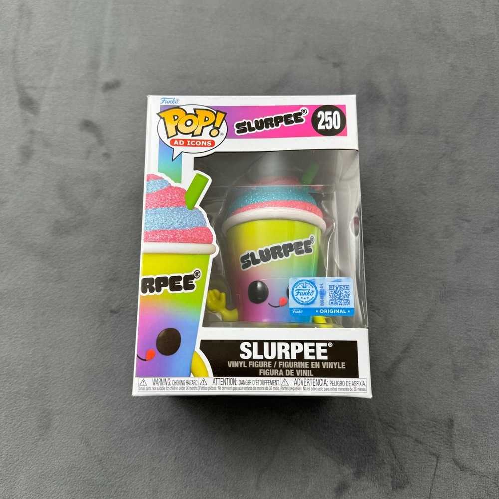 Funko Pop Ad Icons Slurpee 250 Special Edition Vinyl Figure 7-Eleven Rainbow